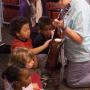 children and teacher